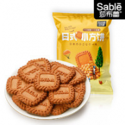 莎布蕾 日式焦糖小方饼 乳黑糖70g
