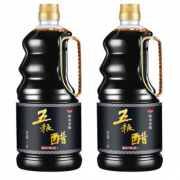 PLUS会员！民谣 酿造五粮醋 1.28L*2瓶