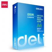 PLUS会员：deli 得力 莱茵河 A4复印纸 80g 500张/包 单包装