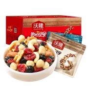 88VIP：wolong 沃隆 每日坚果礼享盒 560g*2件+马奇新新饼干20g*4件