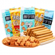 天猫u先：好吃点 熊字饼手指饼干115g*5包 超值混合装