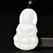 爵饰 和田玉观音吊坠 S0688 中号