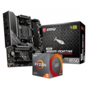 MSI 微星 B550M MORTAR WIFI 迫击炮 主板 AMD 锐龙 5 5600X CPU处理器 板U套装