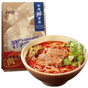 临期品：和府捞面  香辣汤红烧牛小腩面1份装