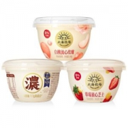 北海牧场 草莓/白桃/濃 芝士流心低温酸奶 140g*12杯