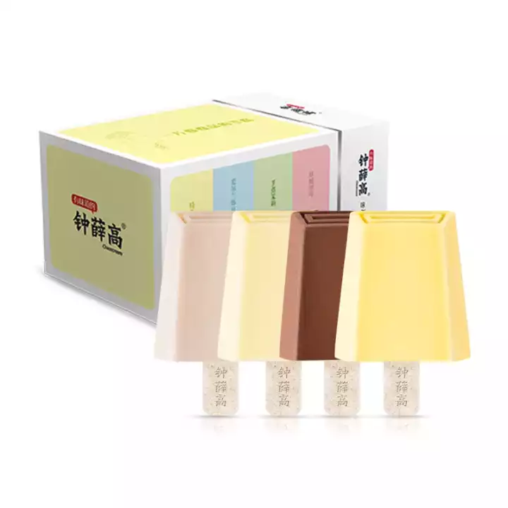 京东自营 钟薛高 Chicecream 特牛乳*1 干酪*1 茉莉*1 可可*1 雪糕冰淇淋甜品*4件