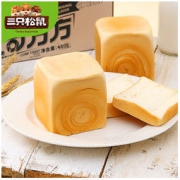 Three Squirrels 三只松鼠 纯奶手撕面包 480g