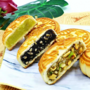 于记苹果花 五仁中秋月饼 100g*10个