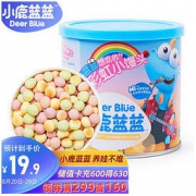 小鹿蓝蓝 _彩虹牛奶小馒头 宝宝零食营养果蔬溶豆入口即化 160g