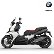 BMW 宝马 C400X 摩托车 雪山白