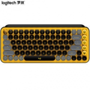 logitech 罗技 POP KEYS 泡泡无线机械键盘 TTC轴 热力黄
