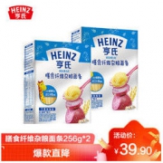 Heinz 亨氏 超金 健儿优 含膳食纤维杂粮面条256g*2（无盐）3段 婴幼儿辅食(6个月以上-36个月适用)
