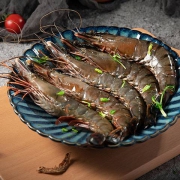 PLUS会员：首鲜道 大号黑虎虾 约15-17只 共净重400g*3件