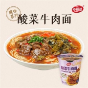 海福盛 私房牛肉 酸菜牛肉面 68g*1杯*6件