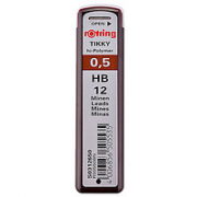 rOtring 红环 自动铅笔活动铅芯 HB 0.5mm 12根