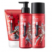 京东PLUS会员：高夫 竹炭三部曲礼盒 洗面奶100g＋爽肤水125ml＋乳液125ml