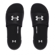 UNDER ARMOUR 安德玛 Ignite V 男子运动拖鞋 1287318-001 黑色 42.5