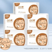 舒莱  凸凸棉卫生巾女 整箱72片
