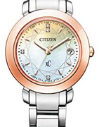 Citizen 西铁城 xC系列 ES9446-54X 光动能五局电波时尚镶钻女表