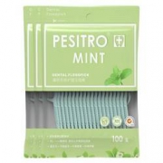 pesitro 佰仕洁 薄荷味家庭装牙线 100支*3袋