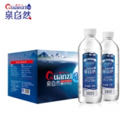 PLUS会员：泉自然 天然弱碱性矿泉水 350ml*12瓶*2件