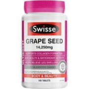 Swisse 葡萄籽片 高浓度原花青素 180片/瓶 美白淡斑