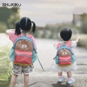 日本SHUKIKU儿童书包幼儿园女小学生2021年新一年级男孩超轻背包