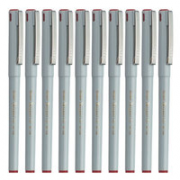 ZEBRA 斑马牌 BE-100 中性笔 0.5mm 10支装 红色