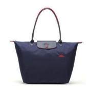 LONGCHAMP 珑骧 Le Pliage系列女士织物长柄可折叠按扣式手提单肩包1899 619