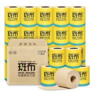 京喜app：BABO 斑布 竹纤维本色卷纸 3层125g27卷 *4件