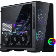 PHANTEKS 追风者 MG-NE210G Mini-ITX机箱 半侧透 黑色