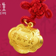 Chow Sang Sang 周生生 09300P 足金吊坠 3.4g