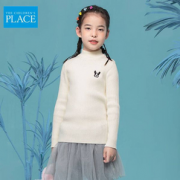 北美童装TOP品牌！The Children's Place 2021秋冬卡通绣花多色高领毛衣（100~160码）多色
