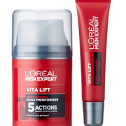 prime会员！L'Oreal Paris 巴黎欧莱雅 男士锐能系列护肤套装（抗皱多效霜50mL+抗皱眼霜15mL）  含税到手约￥86.21