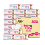 C&S 洁柔 BabyFace系列 3层100抽24包（195mm*133mm）