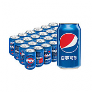 PEPSI 百事 可乐 原味碳酸汽水 330ml*24罐