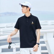 太平鸟  男士时尚短袖POLO衫