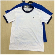 TOMMY HILFIGER 汤米·希尔费格 美国现货Tommy Hilfiger/汤米 新款青少年大童夏季简约纯棉短袖T恤 美码偏大一码