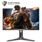 AOC 冠捷 23.8英寸 IPS 广色域 144Hz HDREffect技术 直男小钢炮 人体工学支架 游戏电竞显示器24G2