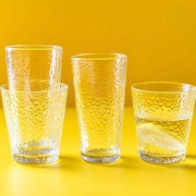 乐唯诗 锤纹玻璃杯 矮杯220ML 6只装