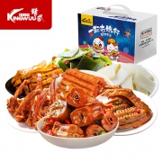 KINGWUU 精武 鸭脖零食大礼包 500g*2件