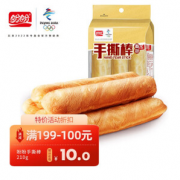 有券的上！PANPAN FOODS 盼盼 手撕棒面包 奶香味 210g