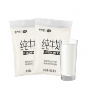 新希望 牧场 透明袋纯牛奶180ml*12整箱*2件