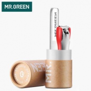 历史新低、PLUS会员：MR.GREEN 防飞溅指甲刀+指甲锉 幸运红 Mr-1226RD-plus
