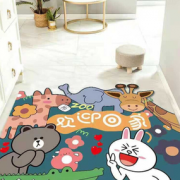 脚感舒适！亿家丰 入户卡通门垫 40*60CM