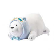 MINISO 名创优品 公仔 咱们裸熊系列  白熊趴姿抱枕  39*21CM