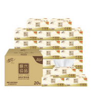 Breeze 清风 原木纯品系列 抽纸 3层120抽20包（188mm*118mm）