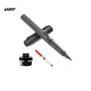 LAMY 凌美 狩猎者系列 F尖时尚钢笔 磨砂黑+吸墨器+黑色墨水