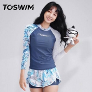 限尺码：TOSWIM 拓胜 TS91121220 女士分体泳衣