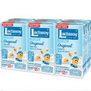 Lactasoy 力大狮 原味豆奶 125ml*6盒